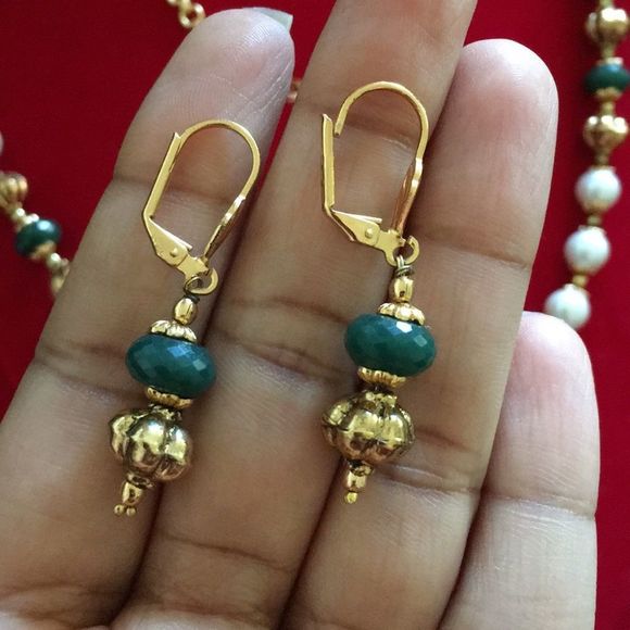 💜 Necklace with earrings set - Picture 3 of 3